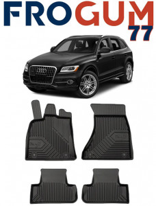 Audi Q5 Din 11.2008 - 12.2016, Suv , Set Covorase Auto Tip Tavita Premium 3D, din cauciuc accesorii pentru autoturismul tau - masina v164723