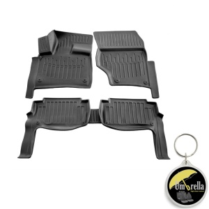 Audi Q7 (4L) (2005-2015) Set covorase auto cauciuc G.Modern Line 3D transport gratuit accesorii pentru autoturismul tau - masina v50727