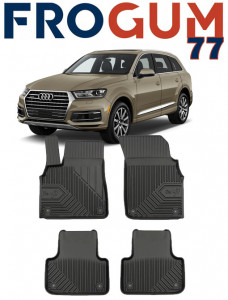 Audi Q7 4M Din 06.2015 - Prezent, Suv , Set Covorase Auto Tip Tavita Premium 3D, din cauciuc accesorii pentru autoturismul tau - masina v165594