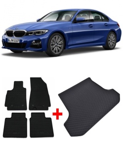 BMW G20 Set Covorase + tavita portbagaj auto BMW Seria 3 G20 fabricatie 03.2019 - prezent, caroserie sedan - Img 2