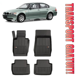 Bmw Seria 3 E46 Din 1998 - 02.2005, Sedan, X-DrIVe Set Covorase Auto Tip Tavita Premium 3D, din cauciuc