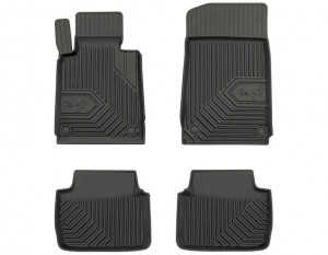 Bmw Seria 3 E46 Din 1999 - 2005, Coupe, Nu Corespunde Pentru XdrIVe , Set Covorase Auto Tip Tavita Premium 3D, din cauciuc accesorii pentru autoturismul tau - masina v166817