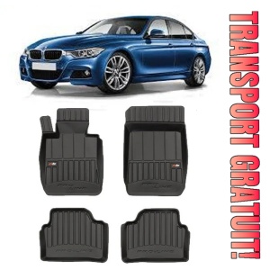 Bmw Seria 3 E91, Din 09.2005 - 11.2012, Combi , Set Covorase Auto Tip Tavita Premium 3D, din cauciuc