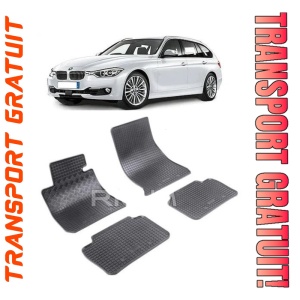 Bmw Seria 3 F31, Combi, fabricat din 12.2012 - 02.2019, set covorase auto dedicate, din cauciuc 100% Premium