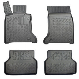 Bmw Seria 5 E60, Sedan, Din 07.2003 - 02.2010 , Set Covorase Auto Tip Tavita Premium 3D, din cauciuc accesorii pentru autoturismul tau - masina v175092
