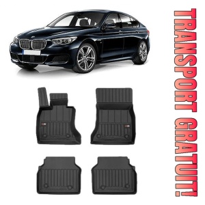 Bmw Seria 5 F07 Din 10.2009 - 2017, Gran Turismo, X-DrIVe , Set Covorase Auto Tip Tavita Premium 3D, din cauciuc