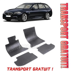 Bmw Seria 5 F10, Sedan, fabricat din 2013 - 01.2017, set covorase auto dedicate, din cauciuc 100% Premium - Transport Gratuit