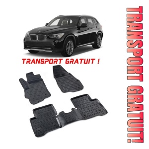 Bmw X1 E84 2009-2015 Set 4 covorase auto din cauciuc tip tavita premium line 3D - Transport Gratuit!