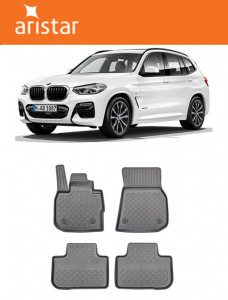 Bmw X3 G01, Suv, Din 11.2017 - Prezent , Set Covorase Auto Tip Tavita Premium 3D, din cauciuc accesorii pentru autoturismul tau - masina v173028