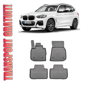 Bmw X3 G01, Suv, Din 11.2017 - Prezent , Set Covorase Auto Tip Tavita Premium 3D, din cauciuc