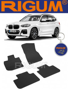 Bmw X3 G01, Suv, fabricat din 11.2017 - Prezent, set covorase auto dedicate, din cauciuc 100% Premium accesorii pentru autoturismul tau - masina v160229