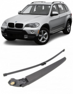 Bmw X5 Brat stergator pentru luneta spate cu lamela 390 mm, compatibil cu Bmw X5 SUV fabricat intre 2008-2013, calitate extra accesorii pentru autoturismul tau - masina v92340
