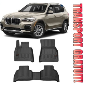 Bmw X5 G05, Suv, Din 11.2018 - Prezent , Set Covorase Auto Tip Tavita Premium 3D, din cauciuc