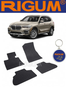 Bmw X5 G05, Suv, fabricat din 11.2018 - Prezent, set covorase auto dedicate, din cauciuc 100% Premium accesorii pentru autoturismul tau - masina v156971