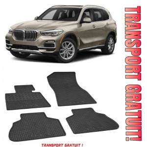 Bmw X5 G05, Suv, fabricat din 11.2018 - Prezent, set covorase auto dedicate, din cauciuc 100% Premium - Transport Gratuit