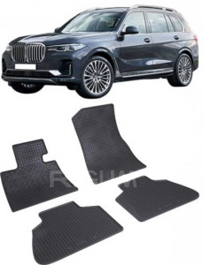 Bmw X7 G07, Suv, fabricat din 03.2019 - Prezent, set covorase auto dedicate, din cauciuc 100% Premium accesorii pentru autoturismul tau - masina v153955