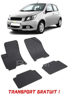ChEVrolet Aveo T200, Hatchback, fabricat din 2002 - 2005, set covorase auto dedicate, din cauciuc 100% Premium - Transport Gratuit accesorii pentru autoturismul tau - masina v40659