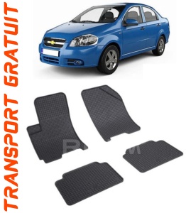 ChEVrolet Aveo T250, Hatchback, fabricat din 2006 - 2011, set covorase auto dedicate, din cauciuc 100% Premium accesorii pentru autoturismul tau - masina v155883