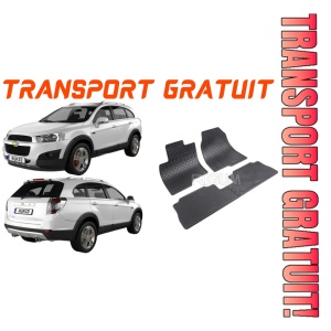 ChEVrolet CaptIVa, Suv, fabricat din 2006 - 09.2018, set covorase auto dedicate, din cauciuc 100% Premium
