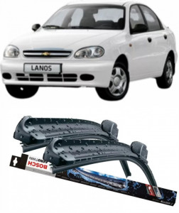 Chevrolet Lanos Set 2 stergatoare parbriz Bosch Bosch Aerotwin compatibile cu Chevrolet Lanos 2005-2018 (47.5 cm / 47.5 cm) accesorii pentru autoturismul tau - masina v135264