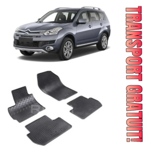 Citroen C-Crosser, Suv, fabricat din 03.2007 - 08.2012, set covorase auto dedicate, din cauciuc 100% Premium