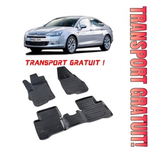 Citroen C-Elysee II 2013-2025 Set 4 covorase auto din cauciuc tip tavita premium line 3D - Transport Gratuit!