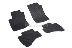Citroen C1 II, Hatchback, fabricat din 07.2014 - Prezent, set covorase auto dedicate, din cauciuc 100% Premium accesorii pentru autoturismul tau - masina v160588