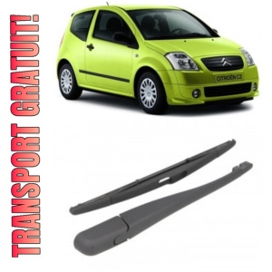 Citroen C2 Brat stergator pentru luneta spate cu lamela 370 mm, compatibil cu Citroen C2 Hatchback fabricat intre 2003-2012, calitate extra