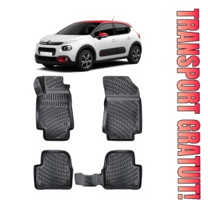 Citroen C3 Aircross 2017-2025 Set Covorase Auto Cauciuc Premium Umbrella