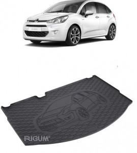 Citroen C3 II Hatchback din 2009 - 12.2016 *3, Tavita Pentru Portbagaj Lux Premium Dedicata, accesorii pentru autoturismul tau - masina v191450