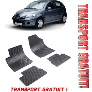 Citroen C3 III, Hatchback, fabricat din 01.2017 - Prezent, set covorase auto dedicate, din cauciuc 100% Premium - Transport Gratuit