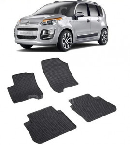 Citroen C3 Picasso, Van, fabricat din 2009 - 10.2017, set covorase auto dedicate, din cauciuc 100% Premium accesorii pentru autoturismul tau - masina v157887