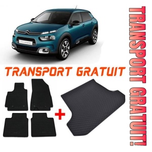 Citroen C4 Cactus I Suv din 08.2014 - 03.2018 *4, Set Covorase + tavita portbagaj auto