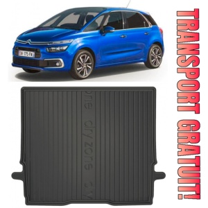 Citroen C4 Grand Picasso I din 10.2006 - 08.2013 Van Rand 3 Culcat *1, Tavita Pentru Portbagaj Lux Premium Dedicata,