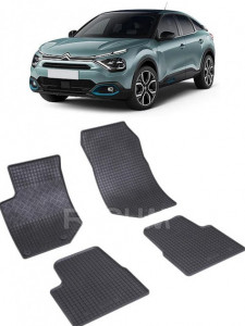 Citroen C4 III, Hatchback, fabricat din 12.2020 - Prezent, set covorase auto dedicate, din cauciuc 100% Premium accesorii pentru autoturismul tau - masina v153782
