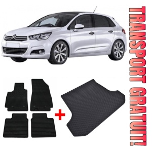 Citroen C4 Set Covorase + tavita portbagaj auto Citroen C4 Grand Picasso II fabricatie 09.2013 - prezent, caroserie van