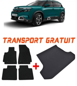 Citroen C5 Aircross din 02.2019 - Prezent Suv Portbagaj Superior *2, Set Covorase + tavita portbagaj auto accesorii pentru autoturismul tau - masina v1880