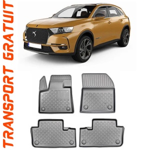 Citroen DS7 Crossback, Suv, Din 02.2018 - Prezent , Set Covorase Auto Tip Tavita Premium 3D, din cauciuc accesorii pentru autoturismul tau - masina v172808