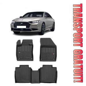 Citroen DS9 Din 03.2021 - Prezent, Sedan , Set Covorase Auto Tip Tavita Premium 3D, din cauciuc