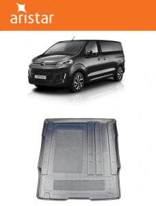 Citroen E-Spacetourer Van din 03.2019 - Prezent, Tavita Pentru Portbagaj Lux Premium Dedicata, Ampatament L2 Mediu In Spatele Randului 2 Scaune Culisate In Spate *1 accesorii pentru autoturismul tau - masina v188053