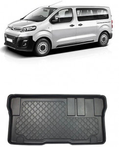 Citroen Jumpy III Spacetourer Van din 01.2016 - Prezent, Tavita Pentru Portbagaj Lux Premium Dedicata, Ampatament L2 Mediu In Spatele Randului 3 *1 accesorii pentru autoturismul tau - masina v204857