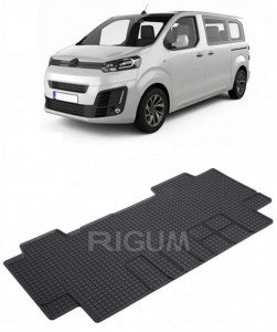 Citroen Spacetourer, Van, fabricat din 01.2016 - Prezent, Rand 2, Masina Are 6 Locuri, set covorase auto dedicate, din cauciuc 100% Premium accesorii pentru autoturismul tau - masina v155500