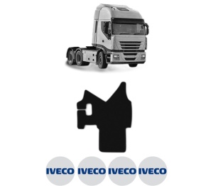 Covoras Camion Tir Iveco STRALIS II din 2012-2017, Auto, 4x Stickere auto cu Iveco
