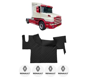 Covoras Camion Tir RENAULT TRUCKS T din 2004-2023, Auto, 4x Stickere auto cu RENAULT TRUCKS