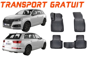 Covorase auto Audi Q7 II (Typ 4M) 2015-2024 set presuri tip tavita accesorii pentru autoturismul tau - masina v22445