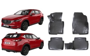 Covorase auto Mazda CX-5 II 2017-2024 Set presuri tip tavita - Img 2