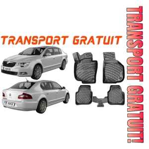 Covorase auto Skoda Superb II B6 2008-2015 Set presuri tavita