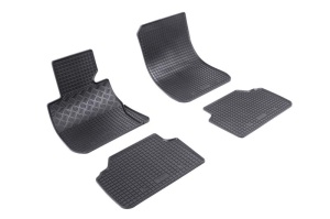 Covorase BMW Seria 3 E90, Sedan, din 03.2005 - 12.2011 si set 4 stickere protectie praguri BMW accesorii pentru autoturismul tau - masina v3830