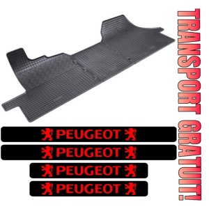 Covorase Peugeot Boxer, Van, din 2006 - prezent, 3 locuri si set 4 stickere protectie praguri Peugeot