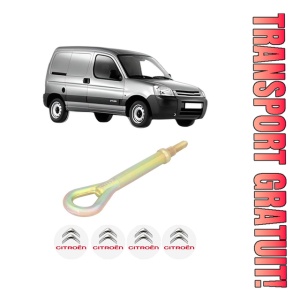 Cui carlig remorcare, tractare auto CITROEN BERLINGO / BERLINGO FIRST Box Body/MPV (M_) din 2010, Otel, Cri-Flo, 4 Stickere cu CITROEN